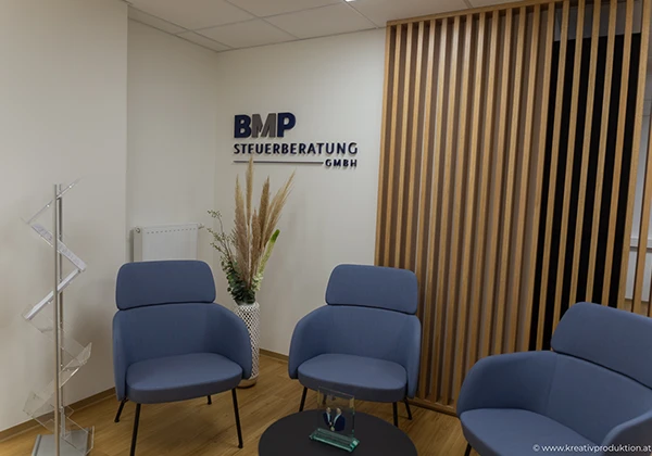 Empfangsbereich BMP Steuerberatung GmbH